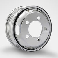 スチールメッキホイール 15×5.00 5穴 オフセット115 JIS フロント用  DOT-X  小型 2t キャンター等