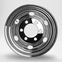 スチールメッキホイール 17.5×6.00 6穴 オフセット127 JIS リア用 中型 4トン DOT-X トラック用