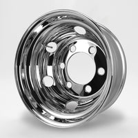 スチールメッキホイール 17.5×6.00 6穴 オフセット127 JIS リア用 中型 4トン DOT-X トラック用