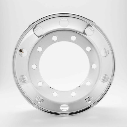 アルミホイール 22.5×8.25 10穴 オフセット165 新ISO DOT-X 大型 ダンプ トレーラー 鍛造 鏡面ポリッシュ