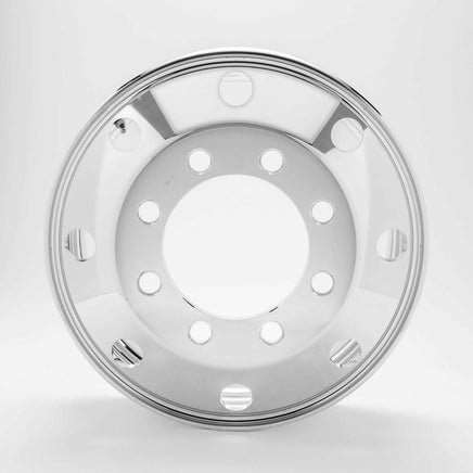 アルミホイール 22.5×8.25 8穴 オフセット165 JIS DOT-X 大型 ダンプ トレーラー 鍛造 鏡面ポリッシュ