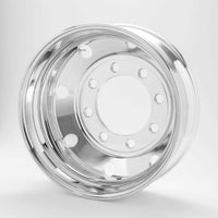アルミホイール 22.5×8.25 8穴 オフセット165 JIS DOT-X 大型 ダンプ トレーラー 鍛造 鏡面ポリッシュ