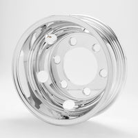 アルミホイール 16×6.00 6穴 オフセット127 JIS DOT-X 小型3トン 鍛造 鏡面ポリッシュ