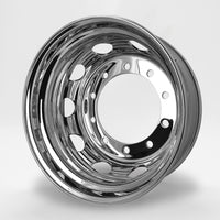 スチールメッキホイール 22.5×7.5 10穴 オフセット162 新ISO リア用  DOT-X 大型 ダンプ トレーラー
