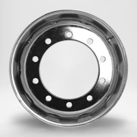 スチールメッキホイール 22.5×7.5 10穴 オフセット162 新ISO リア用  DOT-X 大型 ダンプ トレーラー