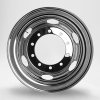 スチールメッキホイール 22.5×8.25 10穴 オフセット165 従来ISO リヤ用  DOT-X 大型 ダンプ トレーラー