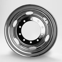 スチールメッキホイール 22.5×7.5 10穴 オフセット162 従来ISO フロント用  DOT-X 大型 ダンプ トレーラー