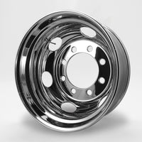 スチールメッキホイール 22.5×8.25 8穴 オフセット165 JIS リヤ用  DOT-X 大型 ダンプ トレーラー