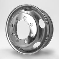 スチールメッキホイール 22.5×8.25 8穴 オフセット165 JIS リヤ用  DOT-X 大型 ダンプ トレーラー