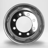 スチールメッキホイール 22.5×8.25 8穴 オフセット165 JIS リヤ用  DOT-X 大型 ダンプ トレーラー