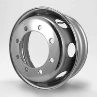 スチールメッキホイール 19.5×6.75 8穴 オフセット147 新ISO リア用  DOT-X 大型 低床 4軸
