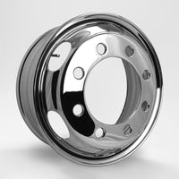 スチールメッキホイール 19.5×6.75 8穴 オフセット147 JIS フロント用  DOT-X  大型 低床 4軸
