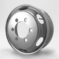 スチールメッキホイール 19.5×6.75 6穴 オフセット136 JIS リア用  DOT-X  大型 低床 増トン