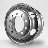スチールメッキホイール 17.5×6.75 10穴 オフセット135 新ISO リア用  DOT-X 中型 4トン 増トン