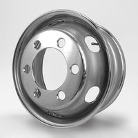 スチールメッキホイール 17.5×6.75 6穴 オフセット137 JIS リア用  DOT-X  中型 4tトラック等