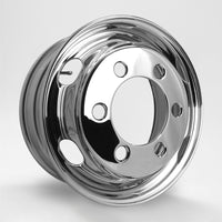 スチールメッキホイール 17.5×5.00 6穴 オフセット137 JIS フロント用  DOT-X  小型 4t トラック等