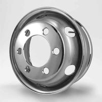 DOT-X トラック用 スチールメッキホイール 17.5×6.00 6穴 JIS オフセット135 リア用 中型 4トン