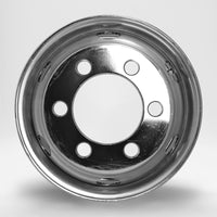 スチールメッキホイール 17.5×6.00 6穴 オフセット135 JIS リア用 中型 4トン DOT-X トラック用