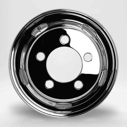 DOT-X トラック用 メッキホイール 17.5×5.25 5穴 オフセット115 フロント用 小型 2トン キャンター PCD208