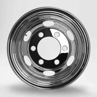 DOT-X トラック用 スチールメッキホイール 16×6.00 6穴 PCD222.25 オフセット127 リア用 JIS規格 3tトラック