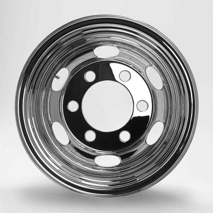 DOT-X トラック用 スチールメッキホイール 16×6.00 6穴 PCD222.25 オフセット127 リア用 JIS規格 3tトラック
