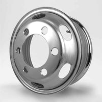 DOT-X トラック用 スチールメッキホイール 16×6.00 6穴 PCD222.25 オフセット127 リア用 JIS規格 3tトラック
