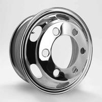 DOT-X トラック用 スチールメッキホイール 16×6.00 6穴 PCD222.25 オフセット127 フロント用 JIS規格 3tトラック
