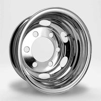 DOT-X トラック用 スチールメッキホイール 16×6.00 6穴 PCD222.25 オフセット127 フロント用 JIS規格 3tトラック