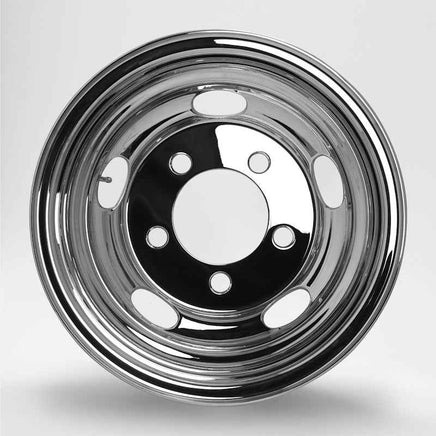 DOT-X トラック用 スチールメッキホイール 16×5.5 5穴 オフセット116.5 リア用 エルフ 小型 2t