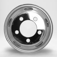 スチールメッキホイール 16×5.5 5穴 オフセット115 JIS リア用 キャンター 小型 2t DOT-X トラック用