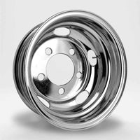 DOT-X トラック用 スチールメッキホイール 16×5.5 5穴 オフセット116.5 フロント用 エルフ 小型 2t