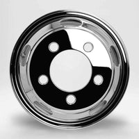 DOT-X トラック用 スチールメッキホイール 16×5.5 5穴 オフセット115 フロント用 小型 2トン キャンター