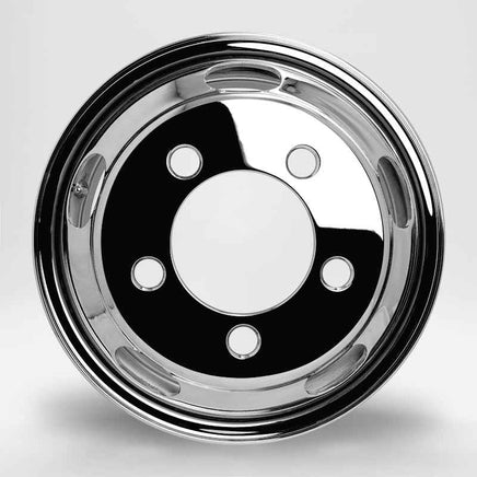 DOT-X トラック用 スチールメッキホイール 16×5.5 5穴 オフセット115 フロント用 小型 2トン キャンター