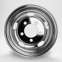 スチールメッキホイール 16×5.5 5穴 オフセット115 JIS フロント用 小型 2トン キャンター DOT-X トラック用