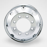 アルミメッキホイール 22.5×8.25 8穴 オフセット165 JIS DOT-X 大型 ダンプ トレーラー