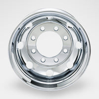 アルミメッキホイール 22.5×8.25 8穴 オフセット165 JIS DOT-X 大型 ダンプ トレーラー