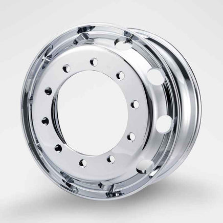アルミメッキホイール 22.5×8.25 10穴 オフセット165 新ISO DOT-X 大型 ダンプ トレーラー