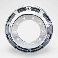 アルミメッキホイール 22.5×8.25 10穴 オフセット165 新ISO DOT-X 大型 ダンプ トレーラー