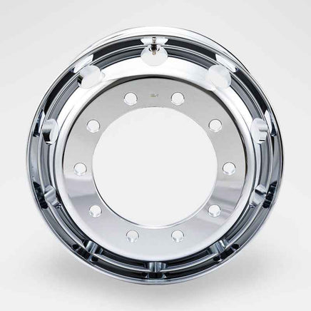 アルミメッキホイール 22.5×8.25 10穴 オフセット165 新ISO DOT-X 大型 ダンプ トレーラー