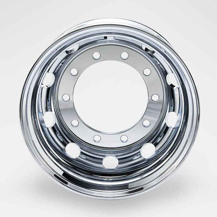 アルミメッキホイール 22.5×8.25 10穴 オフセット165 新ISO DOT-X 大型 ダンプ トレーラー